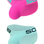 2 Pack Men’s Sexy Threaded Fabric Bikinis