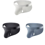 3 Pack Men's Threaded Fabric Briefs with U Convex Pouch
