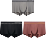 3 Pack Men's Seamless Breathable U Pouch Trunks