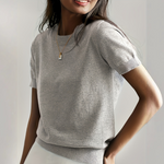 VIANCA™ - Casual Short Sleeve Crew Neck Top