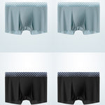 4 Pack Breathable Support Pouch Trunks For Men