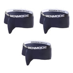 3 Pack Men's Breathable Mesh Trunks with Sexy Bulge Pouch