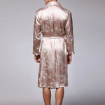 Men's Luxurious Satin Printed Robe