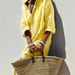 Regan | Striped Shirt Dress