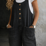 Saylor | Vintage Washed Cotton Denim Overalls