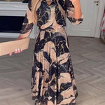 Cerelia | Line Maxi Dress