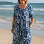 Sara | Dress - Elegant Flow –Tummy-Friendly Design