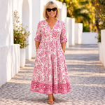 Ainsley | Elegant Floral Dress with a Breezy Vibe