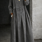 Clara | Peter Pan Collar Denim Dress