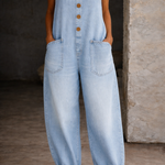 Saylor | Vintage Washed Cotton Denim Overalls