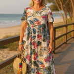 Jacinda | Breezy Floral Maxi Dress – Where Comfort Meets Confidence (s-5xl)