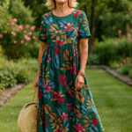 Jacinda | Breezy Floral Maxi Dress – Where Comfort Meets Confidence (s-5xl)