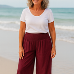 Clare | Cotton-Linen Ease Pants