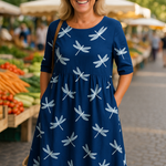 Paris | Everyday Elegance Midi Dress – Flattering Comfort, Timeless Confidence (s-5xl)