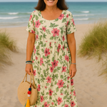 Wisdom | Vintage Floral Maxi Dress - Light, Flattering & Effortlessly Elegant