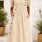 Joslyn | Timeless Striped Midi Dress