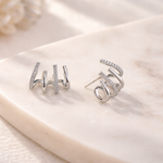 Lydia - Spiral Ear Cuff Earrings
