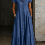 Mandy | Long Denim Dress
