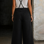 Elizabeth | Wide Leg Suspender Jumpsuit