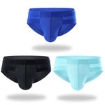 3 Pack Summer Men's Brief With Support Pouch