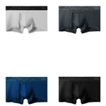 4 Pack Men’s Support Pouch Trunks With Functional Fly