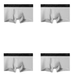 4 Pack Men’s Support Pouch Trunks With Functional Fly
