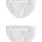 Sexy Spliced Transparent Belt Bikini For Men