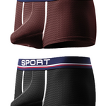 2 Pack Breathable Separate Pouch Boxer Briefs