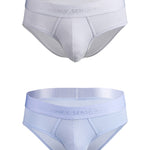 2 Pack Men’s Lightweight Cotton Pouch Briefs