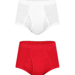 2 Pack Cool Cotton Underwear With Fly