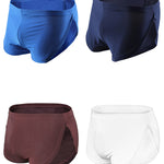 4 Pack Men’s Sexy High Vent Boxer Shorts
