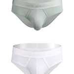 2 Pack Men’s Lightweight Cotton Pouch Briefs