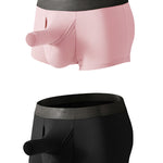 Men’s Dual Ball Pouch Trunks With Fly Front