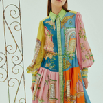 Nicole | Multi-Hued Designer Maxi Dress