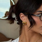 Classic Gold Heart Studs