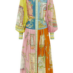 Nicole | Multi-Hued Designer Maxi Dress