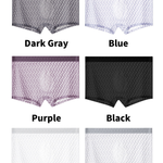 3 Pack Men's 3D Contoured Pouch Breathable Honeycomb Mesh Trunks