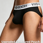 3 Pack Men's Bamboo Fiber Large U-Pouch Low Rise Breathable Jockstraps