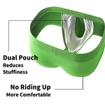 3 Pack Men's Ice Silk Dual Pouch Mesh Cooling Briefs