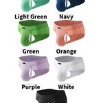 3 Pack Men's Ice Silk Dual Pouch Mesh Cooling Briefs