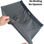 3 Pack Men's 10A Antibacterial Ultra Thin Ice Silk Naked Feel Trunks