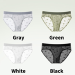4 Pack Men's Jacquard Lace Ultra Sheer Ice Silk Antibacterial Briefs