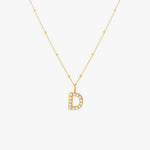 Pearl Initial Pendant Necklace