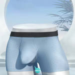 Men's Cooling Separate Pouch Boxer Briefs Dual Pouch Underwear