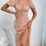COLETTE™ – Casual Summer Square Neck A-Line Dress