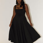 Castille | Elegant Midi Flow Dress
