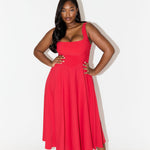 Castille | Elegant Midi Flow Dress