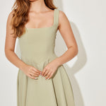 Castille | Elegant Midi Flow Dress