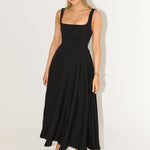 Castille | Elegant Midi Flow Dress