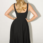 Castille | Elegant Midi Flow Dress